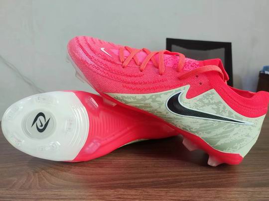 Nike Football Shoes White Peach Black Grey-48